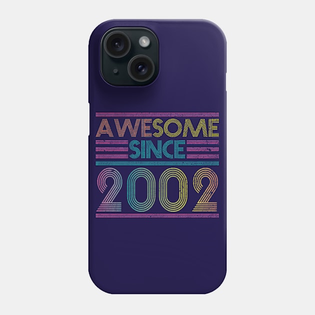 Awesome Since 2002 // Funny & Colorful 2002 Birthday Phone Case by SLAG_Creative