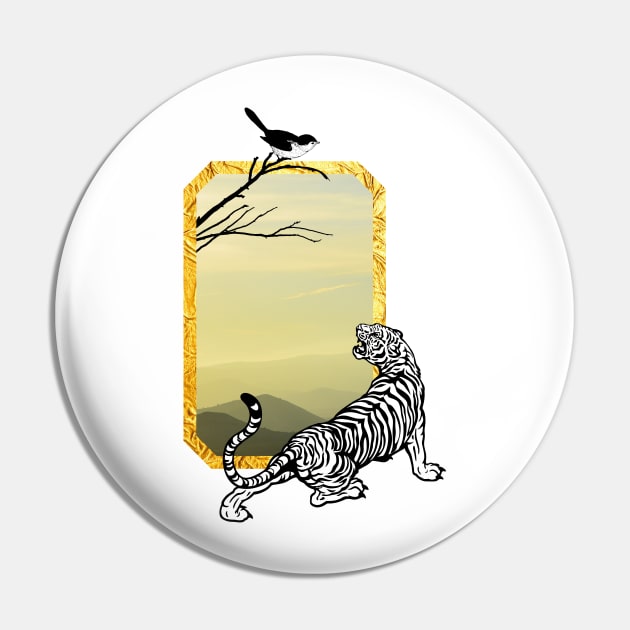 The tiger and the bird. Pin by LeonLedesma