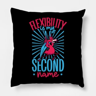 Flexibility is my second name - Aerial Silks Pillow