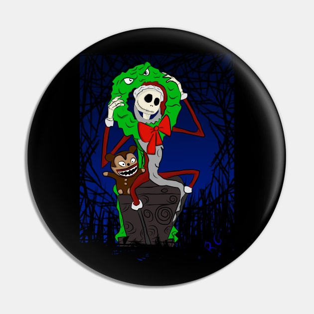 Nightmare Before Christmas Pin by RG Illustration