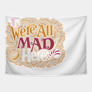 A Mad Tea Party Tapestry
