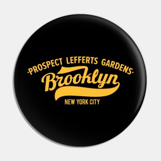 Prospect Lefferts Gardens baseball Design - Brooklyn, New York Pin