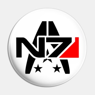 n7 rocket black Pin