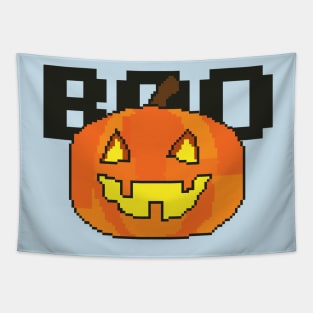 Jack O lantern Pumpkin Boo Halloween Design Tapestry