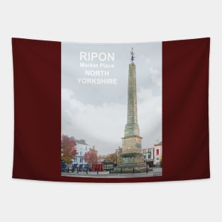 Ripon, North Yorkshire. Travel poster Tapestry