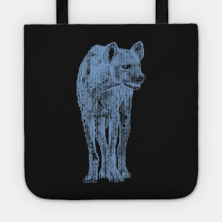 Hyena in Blue Tote