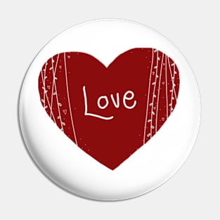 Heart full of love Pin