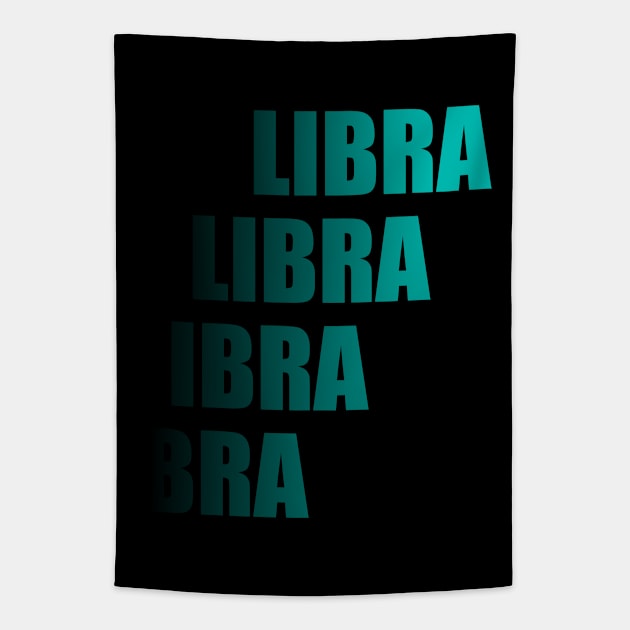 Libra Text Design Tapestry by Introvert Home 