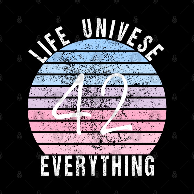 Retro 42 Answer To Life Universe And Everything Magic Number by RetroZin