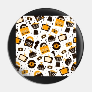 Cozy retro style objects Pin