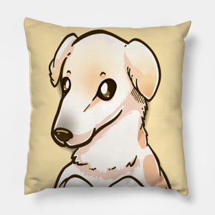 Pocket Cute Borzoi Dog Pillow