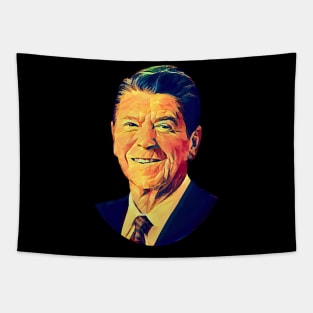 Ronald Reagan Polypaint Tapestry