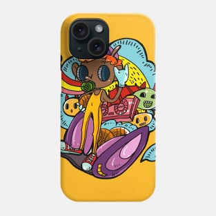 Graffiti rugby football Phone Case