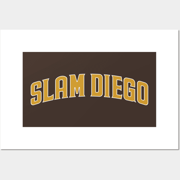 slam diego curve path - Slam Diego - Posters and Art Prints