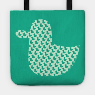 Green Ducks Rubber Duck Tote