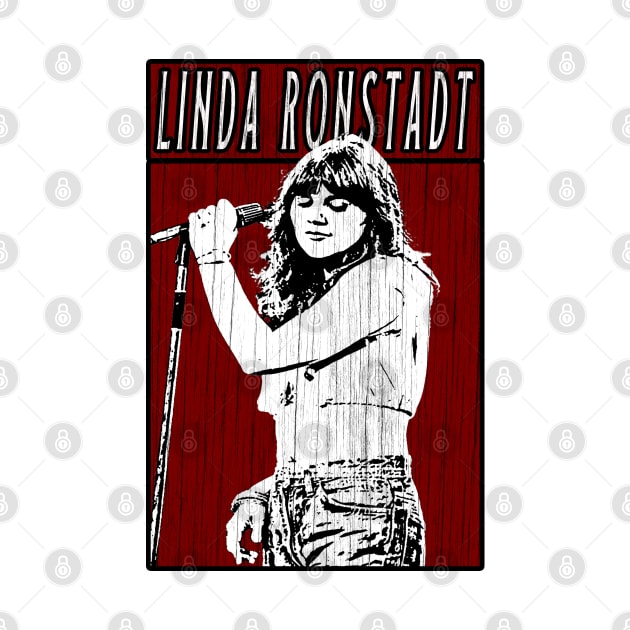 Vintage Retro Linda Ronstadt by Projectup