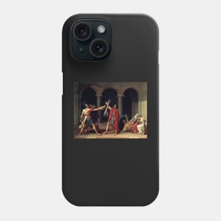 Oath of the Horatii - Jacques-Louis David Phone Case