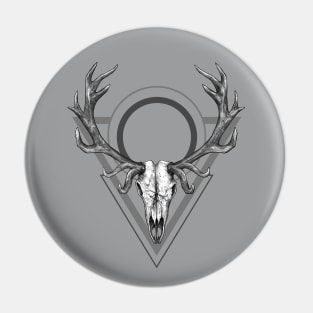 BLOOM - Skull Design | DARK Vintage Urban Style Pin