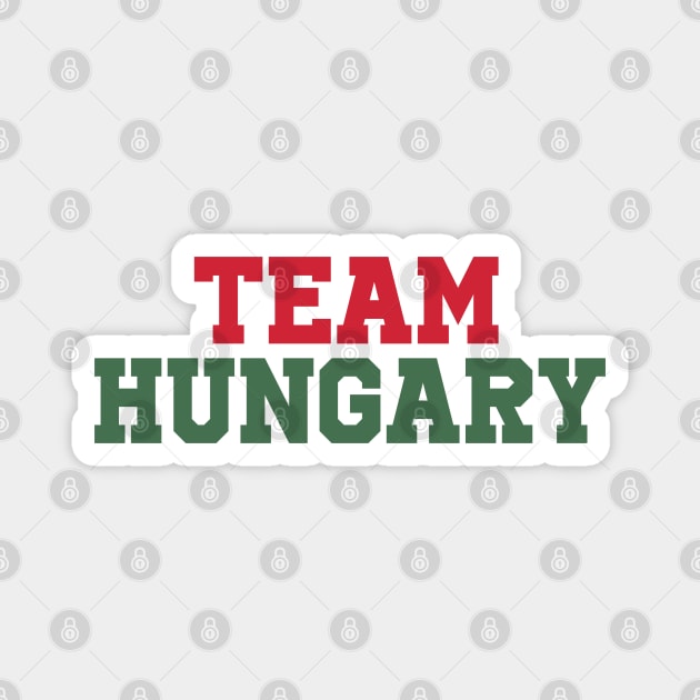 Team Hungary - Summer Olympics Magnet by Issho Ni