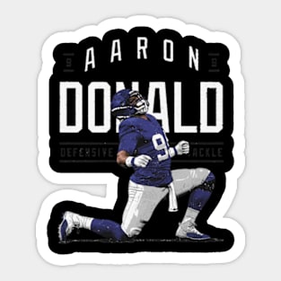 Aaron Donald for Los Angeles Rams: Throwback Jersey - NFL Removable Wall Decal Giant Athlete + 2 Wall Decals 34W x 51H