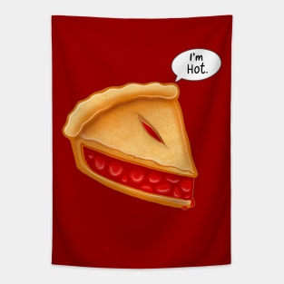 Funny Food I'm Hot Pie Tapestry