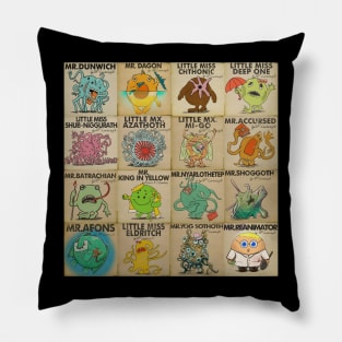 16 cosmic horror cuties Pillow