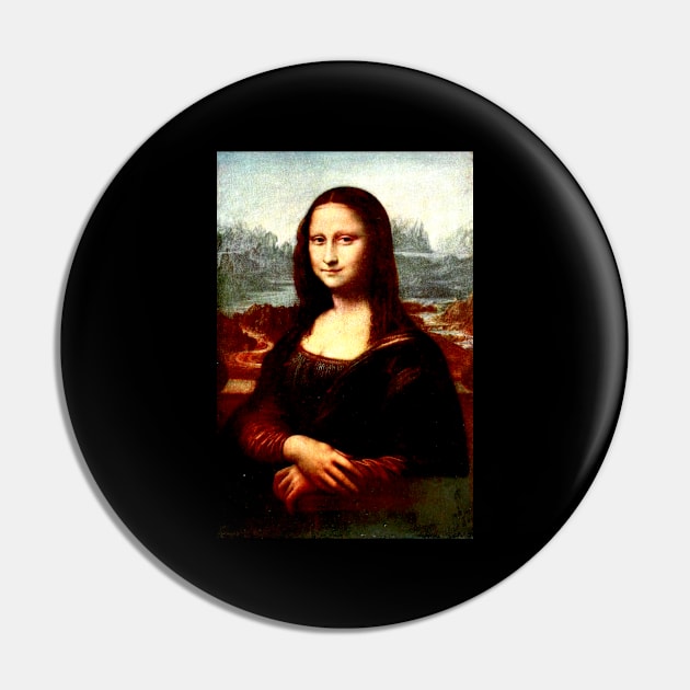 Mona Lisa Artwork Pin by Embrace Masculinity