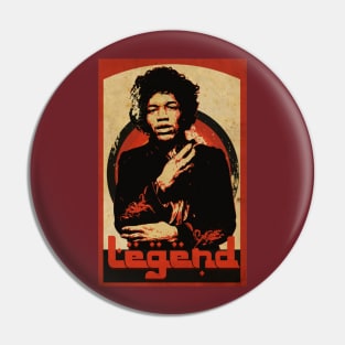 Afro Legend Pin