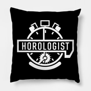 Ticking Tales: Horologist's Chronicle Pillow