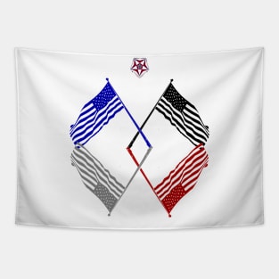 EMBLEM n 4 FLAGS Front Tapestry