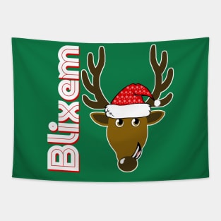 Blixem, Family Christmas Santa Anime 8+ Reindeer Tshirts Tapestry