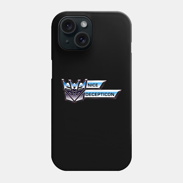 Nice Decepticon Phone Case by Hologram Teez