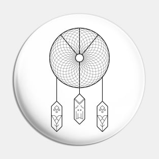 Geometric Dreamcatcher Pin