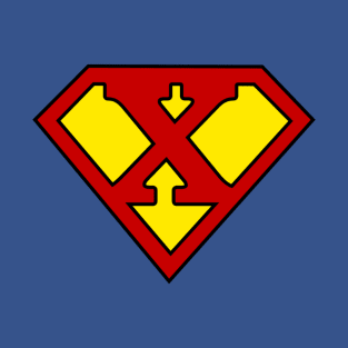 Superhero Symbol Letter X T-Shirt