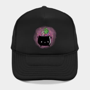 Crochet witch cauldron Hat