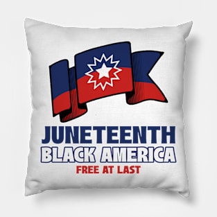 Juneteenth Black America Free At Last Black History Pillow