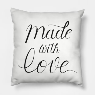 Made With Love Stamp Pillow