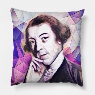 Horace Walpole Pink Portrait | Horace Walpole Artwork 8 Pillow