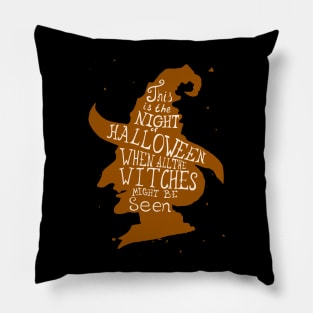 Halloween Witch Pillow