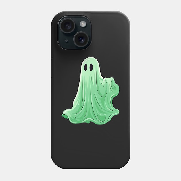 Green Ghost Slime Phone Case by DarkAgeArt