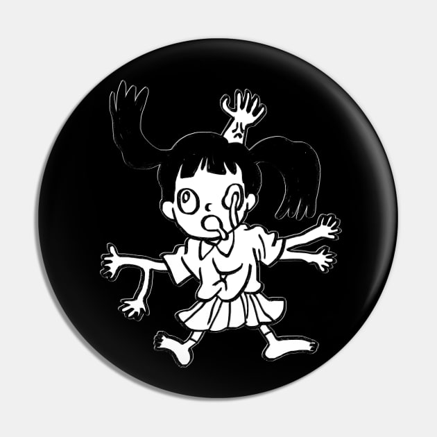 spooky creepy monoko monster girl redraw Pin by mudwizard