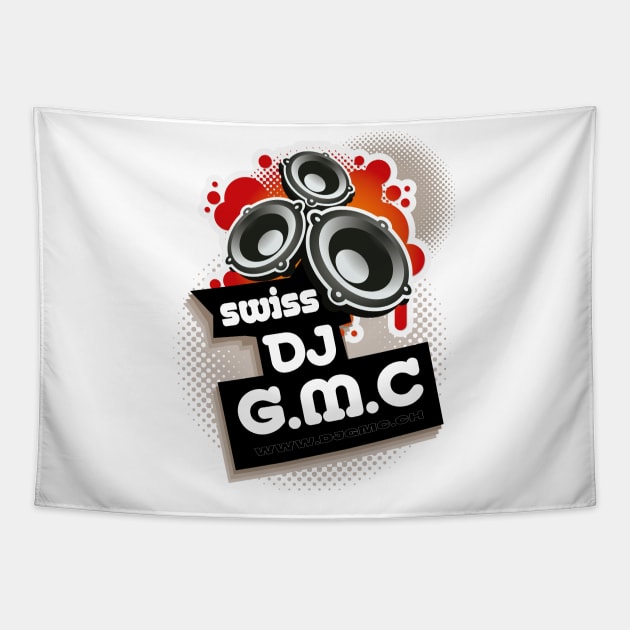 DJG.M.C-Swiss DJ Logo Tapestry by G-Art Swiss