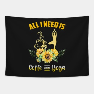 Coffee And Yoga Tapestry