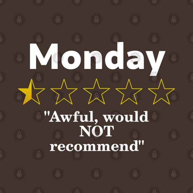 Monday Review, Half a Star, Awful by SolarCross