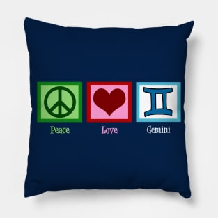 Peace Love Gemini Pillow