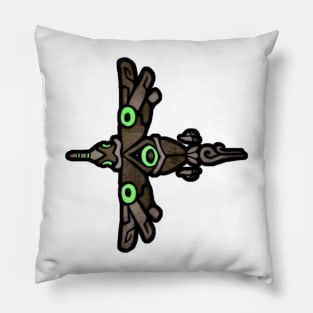 Stained Glass Laser Bird Pillow