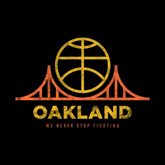 Cool Modern Golden State Warriors, Oakland Basketball by BooTeeQue