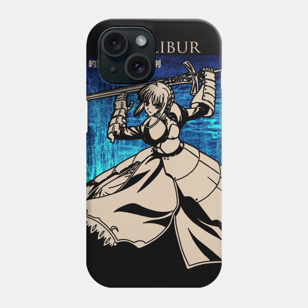 Saber Excalibur Noble Phantasm Phone Case by xEmiya