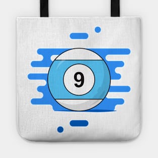 Blue Billiard Ball Tote