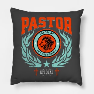 Pastor - School of the Holy Spirit - Vibrant Pillow